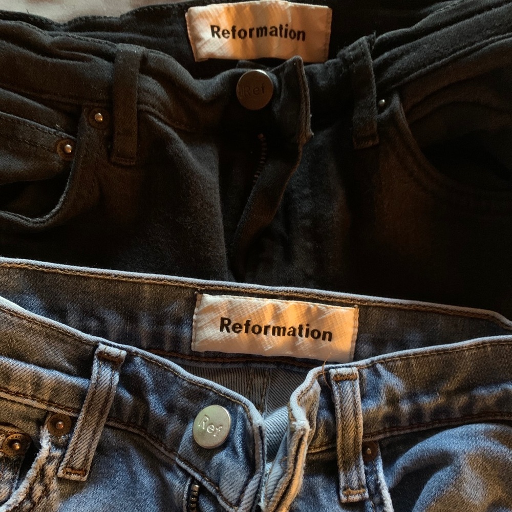 Reformation skinny jeans. 2 for 1 deal!